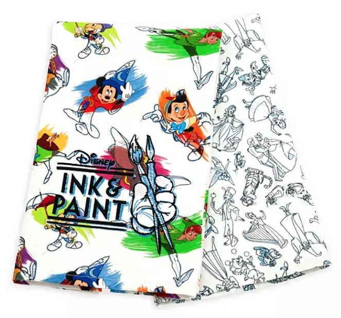 Disney Kitchen Towel Set - Disney Ink & Paint 1 Disney Kitchen Towel Set - Disney Ink & Paint