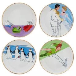 Disney Plate Set - Ink & Paint Ceramic - 50's - 60's