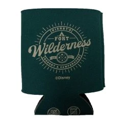 Disney Can Koozie - Fort Wilderness Resort And Campground - Green