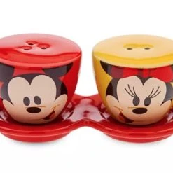 Disney Salt And Pepper Shakers - Mickey And Minnie Coffee Cups