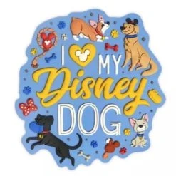 Disney Magnet - I Love My Disney Dog