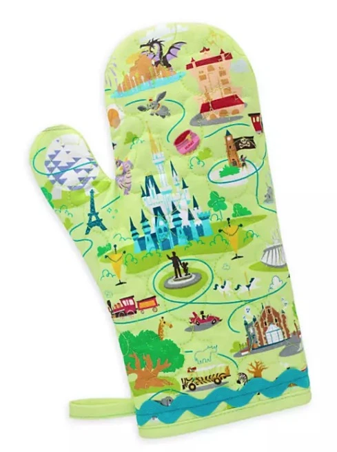 Disney Oven Mitt - Walt Disney World Map 1 Disney Oven Mitt - Walt Disney World Map