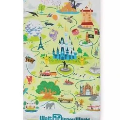 Disney Kitchen Towel - Walt Disney World Map