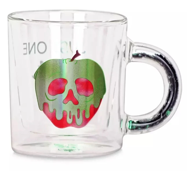 Disney Glass Mug - Poisoned Apple - Snow White 1 Disney Glass Mug - Poisoned Apple - Snow White