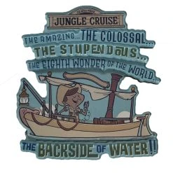 Disney Magnet - Jungle Cruise - The Backside Of Water