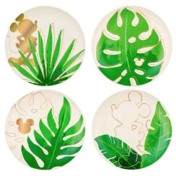 Disney Plate Set - Mickey Mouse Tropical