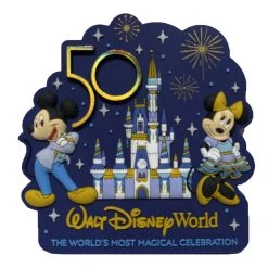 Disney Magnet - 50th Anniversary - Mickey & Minnie