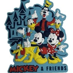 Disney Magnet - Mickey Mouse & Friends With Castle
