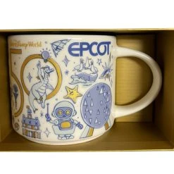 Disney Coffee Mug - Starbucks - 50th Anniversary - Epcot