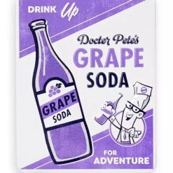 Disney Magnet - Grape Soda - Tin