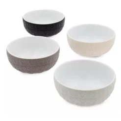 Disney Bowl Set - Mickey Mouse Icons - Homestead - Set Of 4