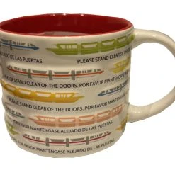Disney Coffee Mug - Monorail - Stand Clear Of The Doors