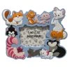 Disney Photo Frame Magnet - Disney Cats - Blue