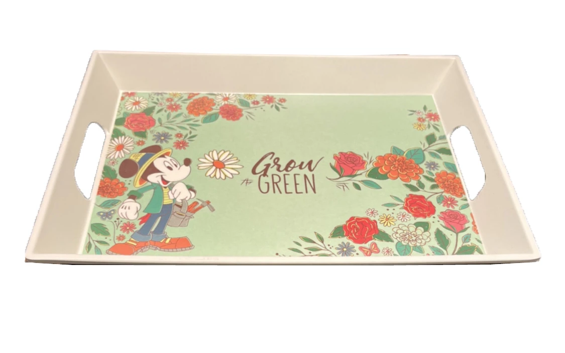 Disney Serving Tray - 2022 Flower & Garden Festival - Grow Green 1 Disney Serving Tray - 2022 Flower & Garden Festival - Grow Green