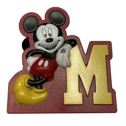 Disney Clip Magnet - Mickey Mouse Posing - Red