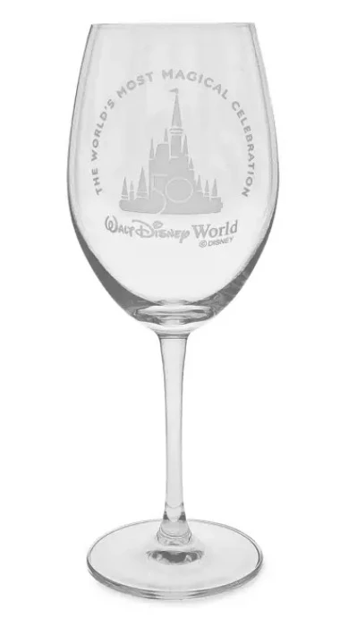 Disney Arribas Stemmed Glass - Walt Disney World 50th Anniversary 1 Disney Arribas Stemmed Glass - Walt Disney World 50th Anniversary