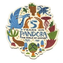 Disney Magnet - 5 Years On Pandora - Rubber