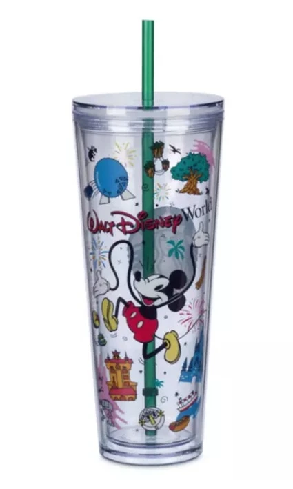Disney Tumbler With Straw - Starbucks - Mickey Mouse 1 Disney Tumbler With Straw - Starbucks - Mickey Mouse