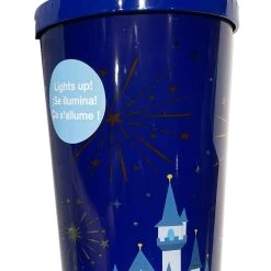Disney Tumbler With Straw - Cinderella Castle - Light Up