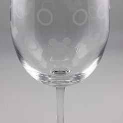 Disney Stemmed Wine Glass - Mickey Mouse Icons & Circles
