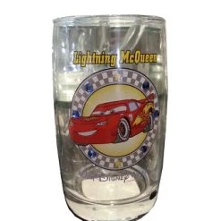 Disney Arribas Juice Glass - Lightning McQueen - Jeweled