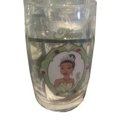 Disney Arribas Juice Glass - Tiana - Jeweled